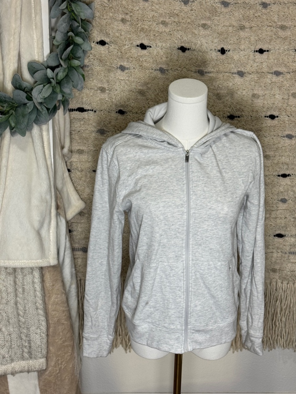 Travis Mathew Heather Gray  Cloud Zip Hoodie size xs